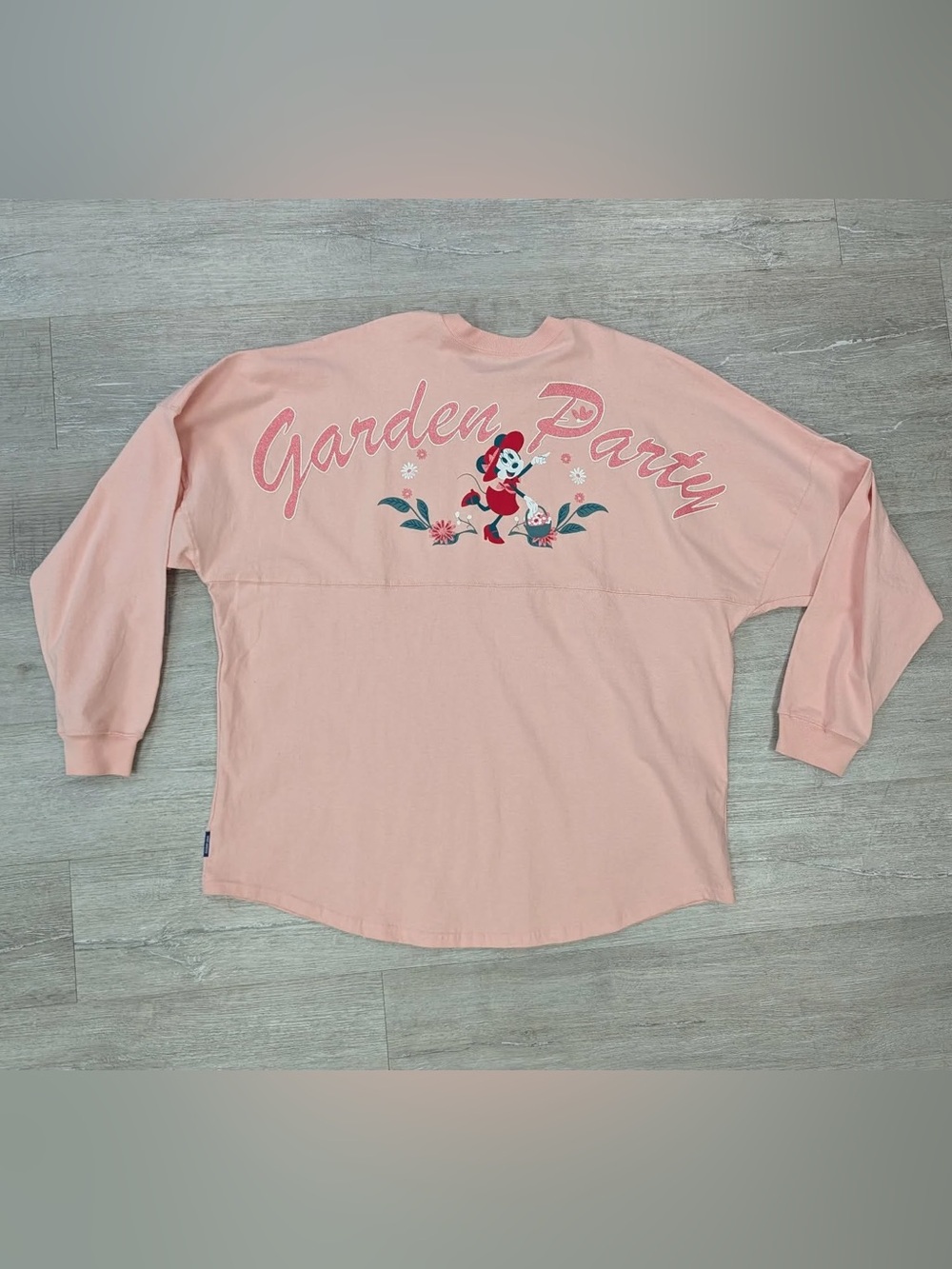 Disney Parks Light Pink Minnie Mouse Garden Party Spirit Jersey - New - Size XXL - Picture 2 of 7